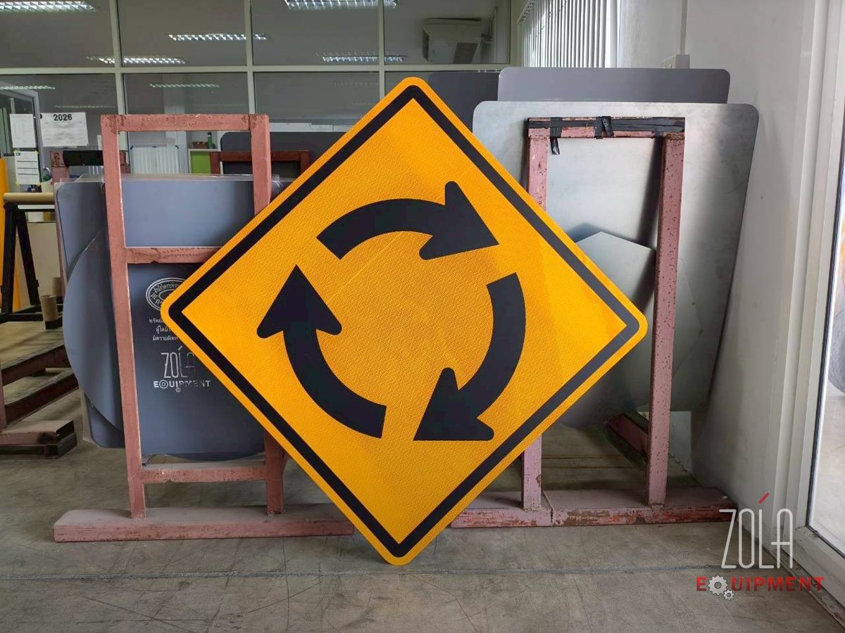 งานป้ายจราจร ทางหลวงหมายเลข 1037 ตอน ศรีชุม–แม่ทะ — รูปที่ 9
